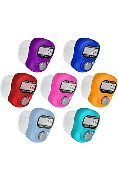 Generic Electronic Finger Counter, 7-Pack Resettable 5 Digit LCD Electronic Digital Display Finger H