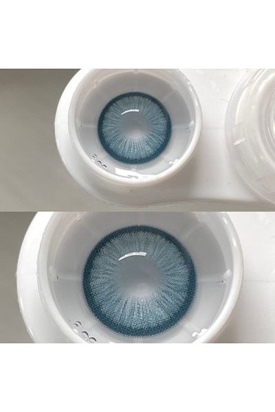 OEM Blue Colored Contact Lenses, Norway, 365 Wears, Cosmetic, No Diopters