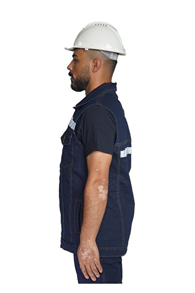 Marka İŞÇİ TİPİ REFLEKTÖRLÜ ERKEK KOT YELEK