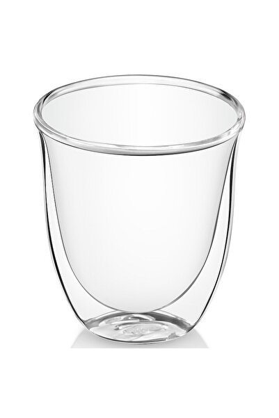 DELONGHİ Set 2 pahare cappuccino De'Longhi, 2x270 ml, sticlă termică, transparentă, cu pereți dubli