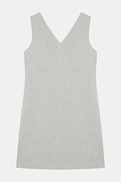 W Collection Gray Melange Sleeveless Dress