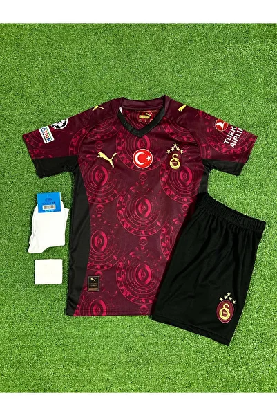DAYIBALI DÜKKAN Gâl.Àtâ.Sar.Ây 2025/26 New Season Leroy Sane Away Kids Jersey Set of 4