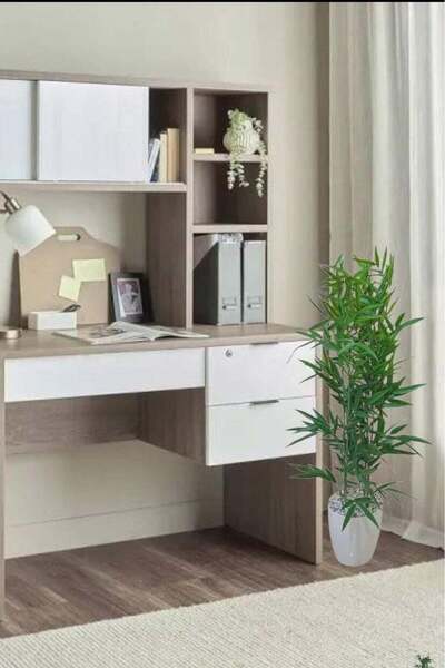 AL KHALDIYA شجرة نباتات زخرفية صناعية مع وعاء، 90 سم