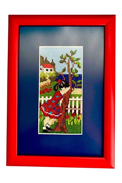 Nançi Craft Saklambaç Oynayan Kız Kanaviçe Tablo