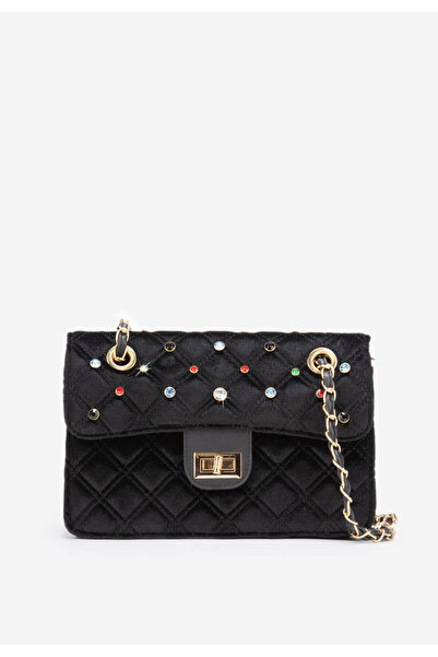 B T Shoes Čierne ramenná kabelka Alicea