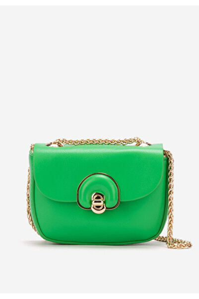 B T Shoes Zelená ramenní kabelka Valerie