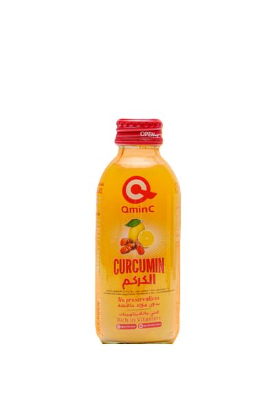 QminC Qmin C Curcumin Lemon Juice, 150 ML, Contains High-potency Pure Curcumin
