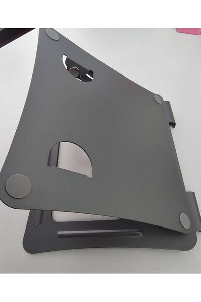 OEM Universal Laptop Stand, Foldable and Telescopic Design, 22 x 24 cm, Grey