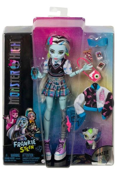 mattel Monster High Frankie Stein Doll with Pet and A