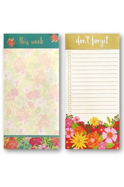 DESİGN GROUP Listpad To Do List Magnetic Notepad Individually Wrapped 100*2 sheets each 7.5 x 3.5 in