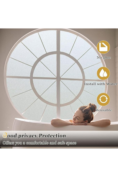 Larimar UV Blocking Frosted Glass Film 3 Meters x 45 Cm