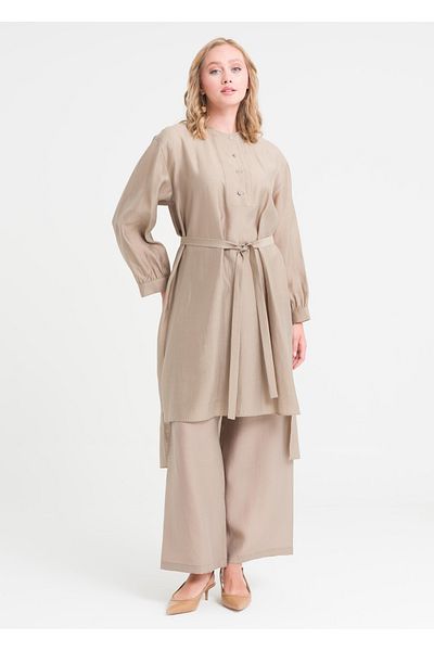 Armağan Asymmetrical Crew Neck Tunic