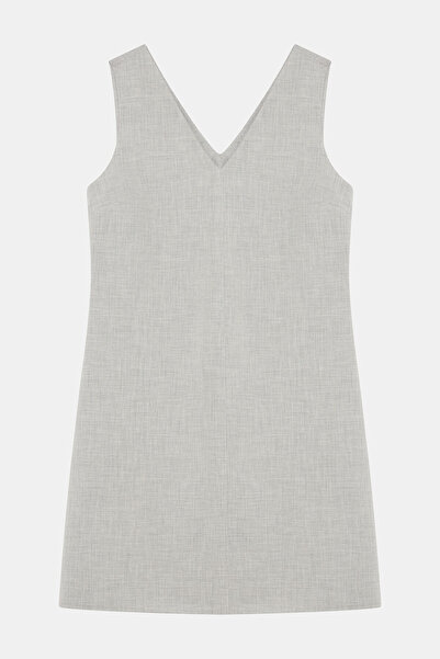 W Collection Gray Melange Sleeveless Dress