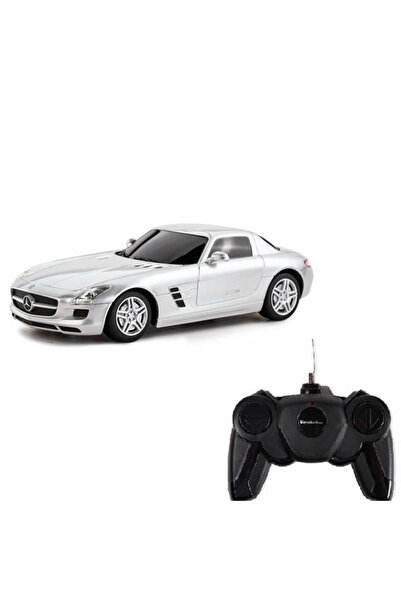 Rastar Masinuta RC - Mercedes-Benz SLS AMG, 1:24, Argintiu