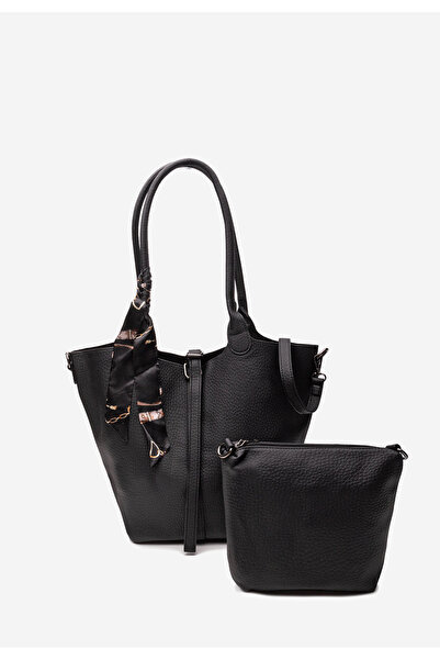 B T Shoes Černá ramenní kabelka Candis