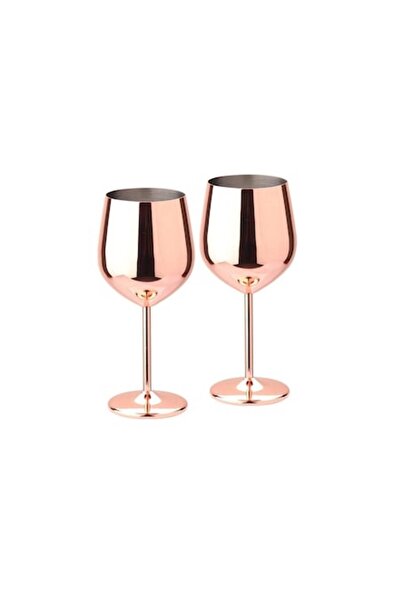 Nabi Market Set 2 Pahare vin inox Rose premium Nabi Market