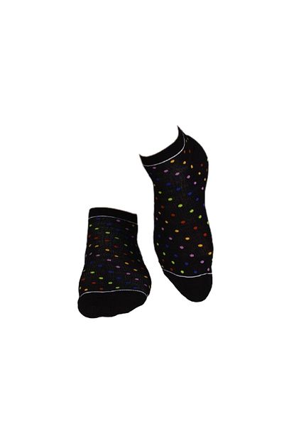Pirin Hill FINE BAMBOO short bamboo socks rainbow polka dots