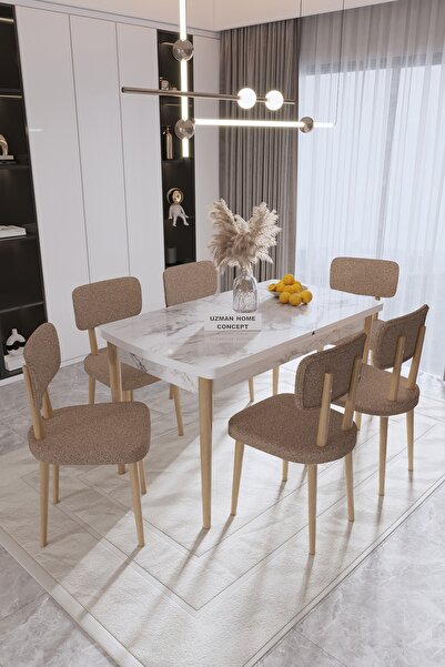 UZMHOME Punto Mutfak Masa Takımı,Mutfak Masası,Yemek Masası,Masa Takımı Açıla...