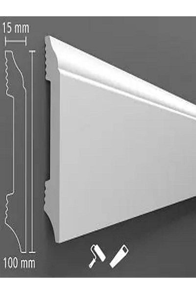 Q HOME DESİGN Decorative plinth din duropolimer, D 306, 240 x 10 x 1,5 cm