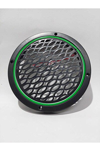 GÖKAK ELEKTRONİK Yeşil-Neon led ışıklı çift hoparlör kapağı 20 cm