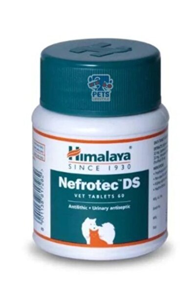 Himalaya نفروتيك دي إس فيت مدر للبول ومطهر للمسالك البولية للكلاب والقطط 60 قرصًا