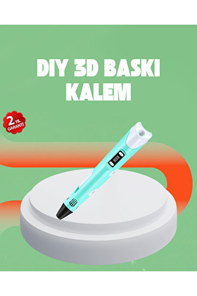 UCUZTEKNO Üç Boyutlu 3D Yazıcı Kalem ABS ve PLA Uyumlu