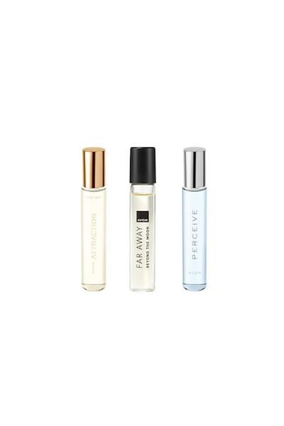 AVON Set mini-ape de parfum Attraction, Far Away Beyond the Moon, Perceive