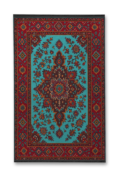 Rugs Modern Halı سجادة موسو ذات اللون العنابي ذات النمط التقليدي المنسوج ذات ...