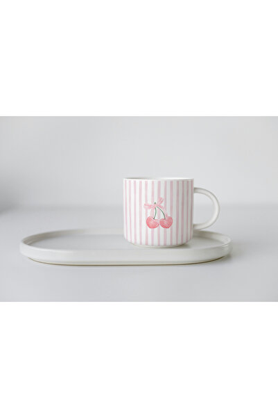 EYBaskı Tasarım كوب بورسلين مطبوع بنمط صيفي بألوان مختلطة