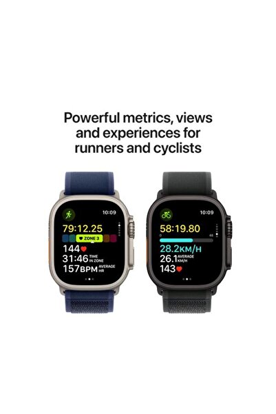 Apple Smartwatch Watch Ultra 2 GPS + Cellular, 49mm Titanium Case with Milanese Loop, Small (Black)