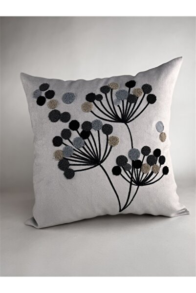 Mrs.Gugar Husă pentru pernă cu model brodat la mașină PUN04– 43x43 cm