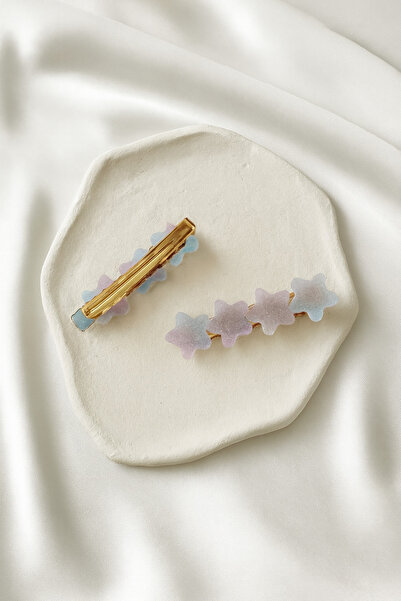 emour Yıldızlı Klips Toka Seti, Şeker Toka Seti, Kız Çocuk Toka Set, Tel Toka...