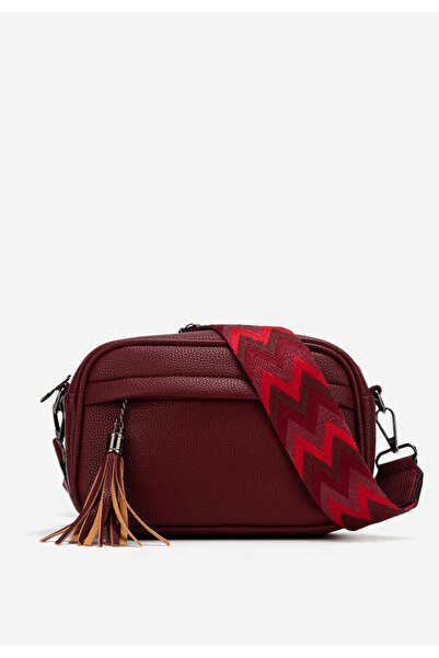 B T Shoes Bordové ramenní kabelka Misina