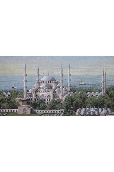 Believe SULTAN AHMET JAKARLI DOKUMA GOBLEN DEKORATİF ÇERÇEVESİZ PANO TABLO 70...