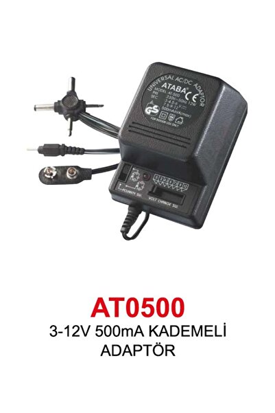 Herz 3-12V 500mA KADEMELİ ADAPTÖR