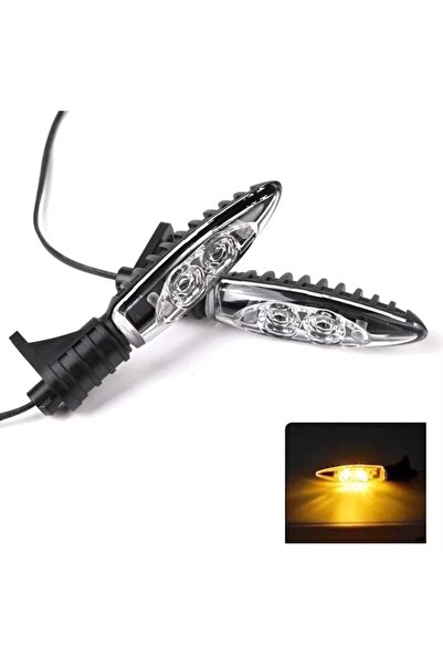 EVO MOTORS Set 2 semnalizari transparente BMW F700 F800GS Adventure R1200GS K...