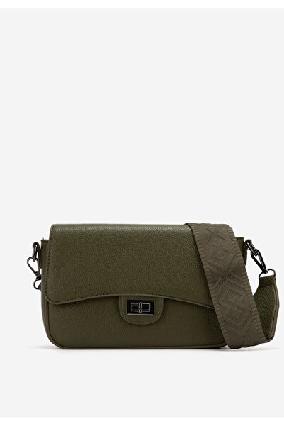 B T Shoes Zelená ramenní kabelka Carrier