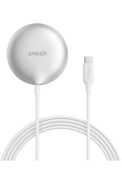 Anker MagSafe Charger Pad, MagGo iPhone 16 Wireless Charging Pad, Qi2 Certified 15W Wireless Charger