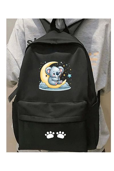 1blood Koala Printed School, Dershane, Course Backpack