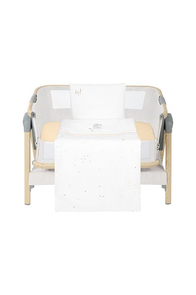 Kikka Boo KikkaBoo Mini Sleepy Sheep 5-piece cot bedding set, compact with mattress 80x5