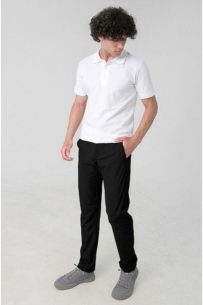 Longberg Men's Belted Elastic Jogger Sports Pants