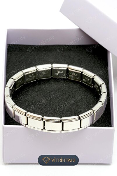 Çelik Adjustable Italian Charm Bracelet