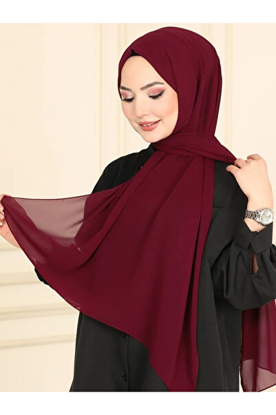 asia collection DÜZ ŞİFON ŞAL