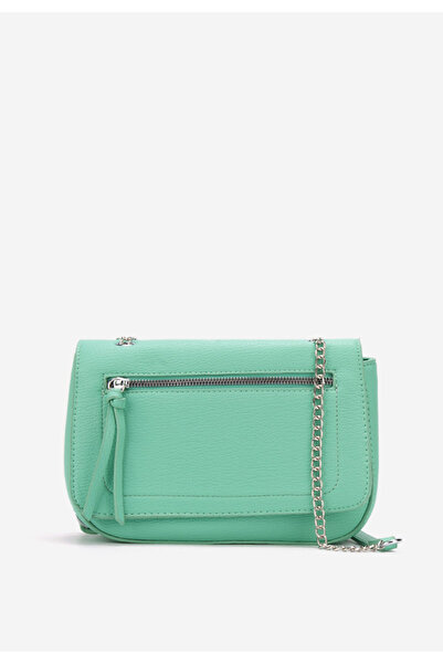 B T Shoes Zelená ramenní kabelka Daleyza