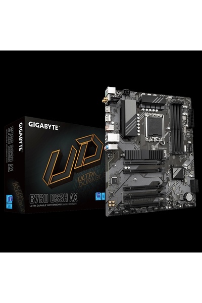 Gigabyte B760 Ds3h Ax, Rev.1.0, 4xddr5, 2xm.2, Dp, Hdmı, Type-c, Wi-fi 6e, Bl...