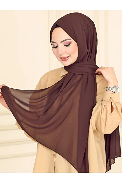 asia collection DÜZ ŞİFON ŞAL