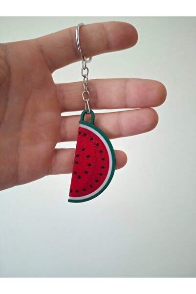 FSK STUDIO Karpuz Dilimi Figürlü Anahtarlık - Renkli, Dayanıklı Ve Hediyelik ...