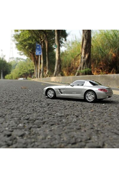 Rastar Masinuta RC - Mercedes-Benz SLS AMG, 1:24, Argintiu