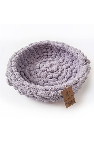 Blanosic Culcus pisici si caini tip cosulet, Blanosic, Lucrat manual, Gri des...