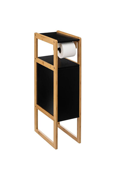 5FiveSmart Suport hârtie igienică 5Five Natureo cu dulap, MDF, 33x20x80 cm, n...